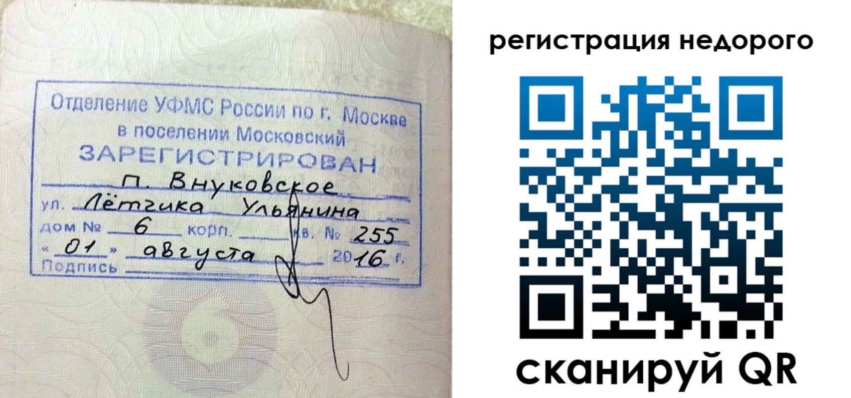прописка в квартире в Павловске